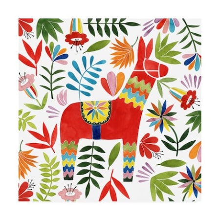 Grace Popp 'Festive Otomi Ii' Canvas Art,35x35